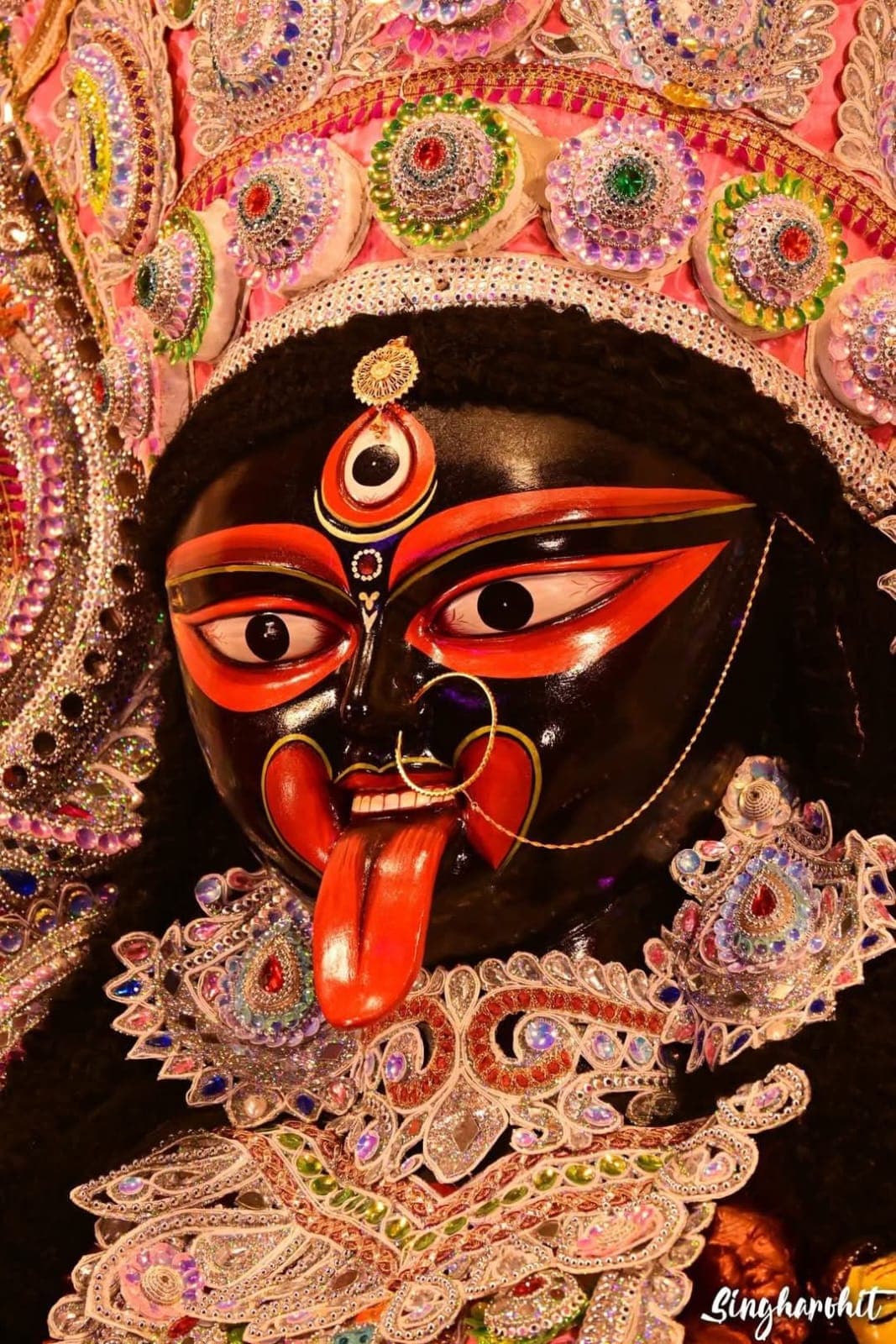 Maa Kali festive portrait